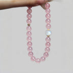 Bracelet en cristal naturel Amour Rose