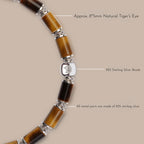 Bracelet Œil-de-Tigre Naturel — Essentiel Empilable Porteur de Chance et de Fortune