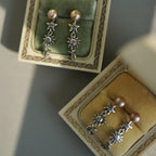 Sun-Moon-Star Pearl Earrings - Awaken Inner Intuition and Sharpness