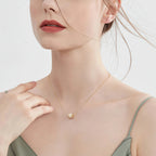Collier en jade Hetian simple et sûr