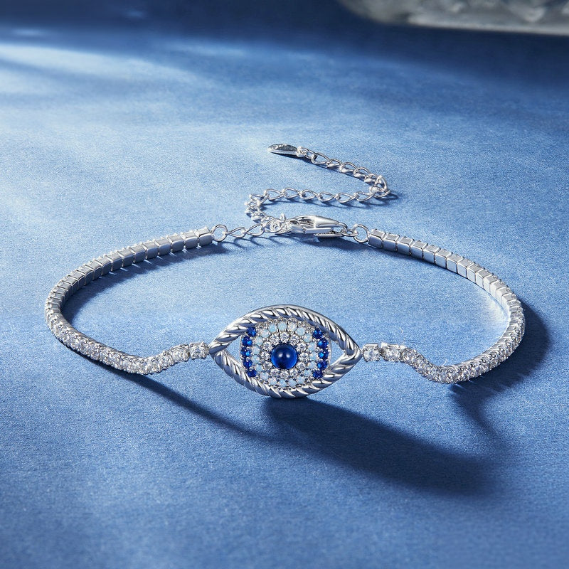 Bracelet de tennis œil de protection