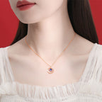Moon & Star Necklace - Eternal Gentle Love Symbol