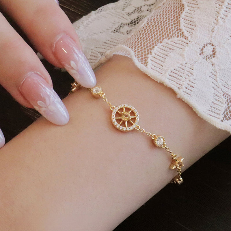 Abundance Compass Natural Citrine Necklace/Bracelet Set - Wealth & Opportunity