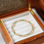 Natural Purple-Pink Jade Stackable Bracelet – Embrace Positive Energy Daily