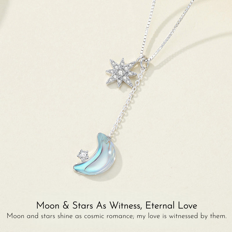 Twilight Shine Moon & Star Necklace