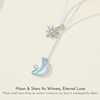 Twilight Shine Moon & Star Necklace