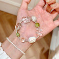 Clear Quartz & Freshwater Pearl Bracelet – Purify Aura, Balance Emotions