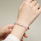 Bracelet en cristal naturel Amour Rose