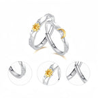Sun & Star Couple Rings – Luck That Follows You Day and Night