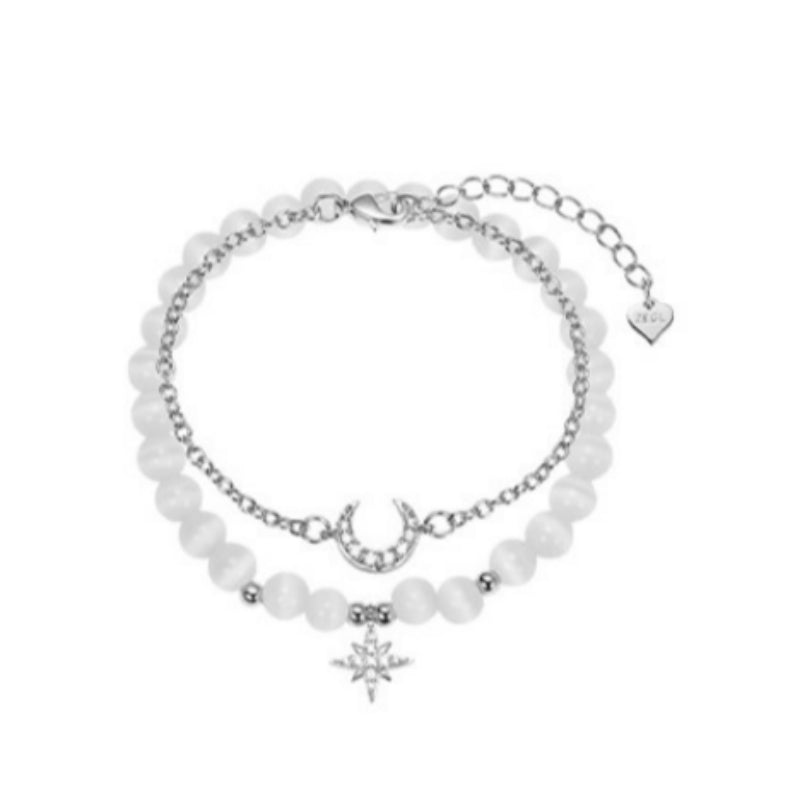 Bracelet Lune et Étoile Pacte d'Amour