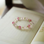 Bracelet en Cristal Naturel Talisman Éclosion de l'Amour