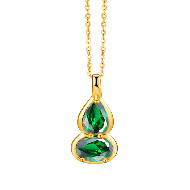 Birthstone Necklace for 12 Months, Lucky Fortune Pendant Birthday Gift for Her