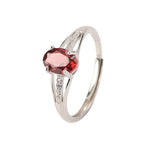 Natural Red Garnet Jewelry Set - Love & Protection