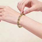 Bracelet en cristal naturel Golden Freedom