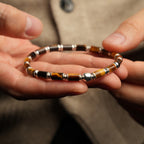 Bracelet Œil-de-Tigre Naturel — Essentiel Empilable Porteur de Chance et de Fortune