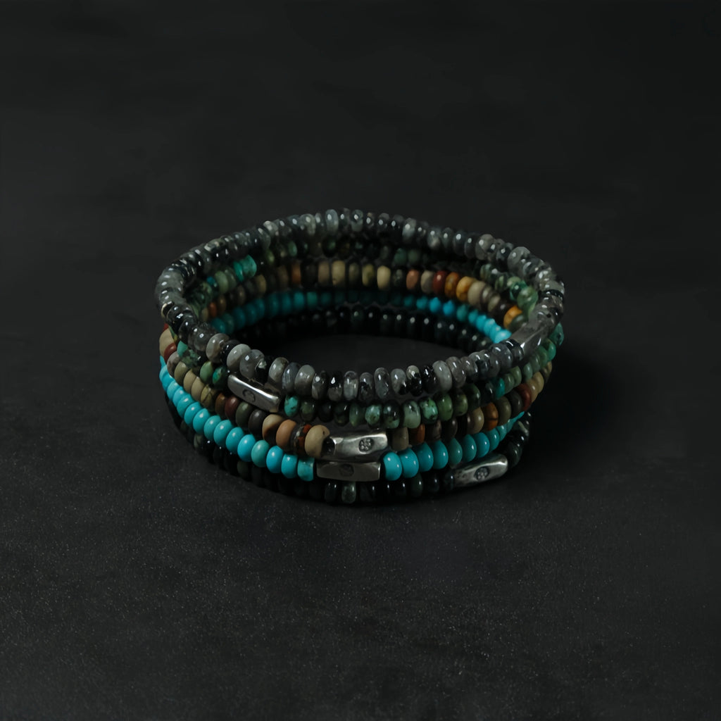 Collier en cristal naturel couronne vintage