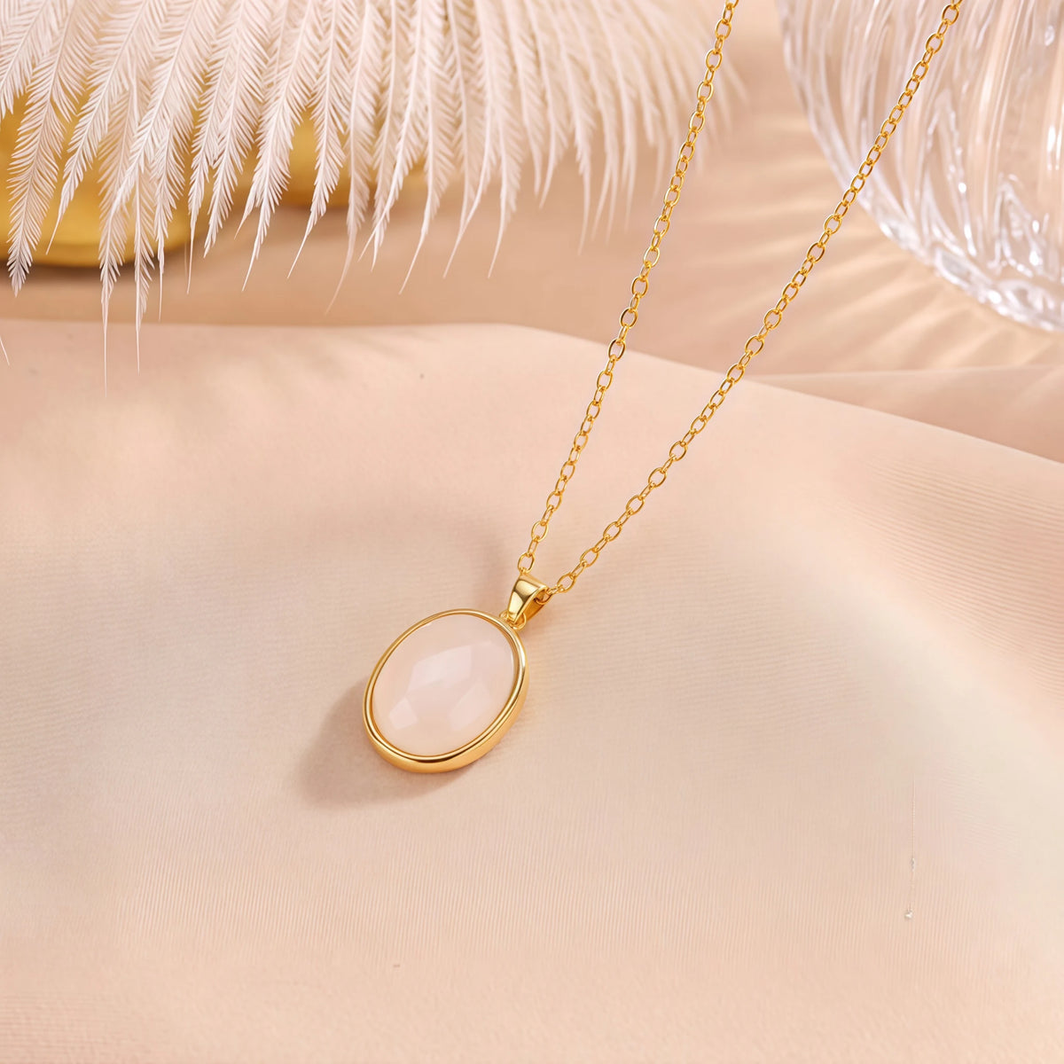 Collier à ajustement facile en quartz clair - Pureté intérieure et expression claire