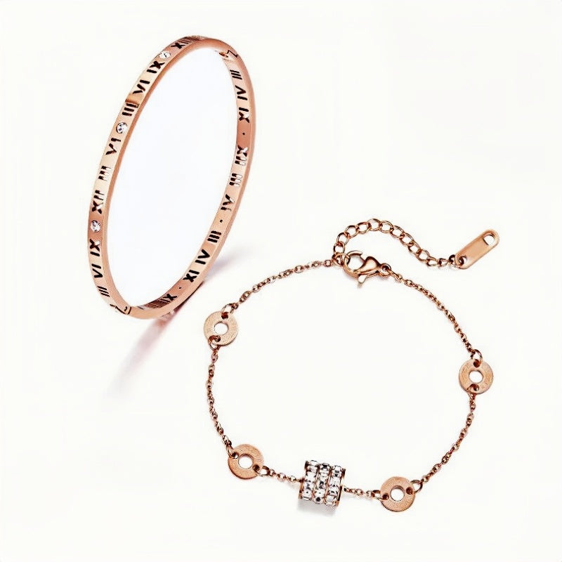 Roman Numerals Slim Waist Bracelet, Exclusive Ggentleness and Elegance for Yourself