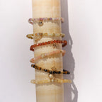 Collier en cristal naturel couronne vintage