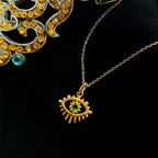 Vintage Evil Eye Necklace - Draws Constant Opportunities