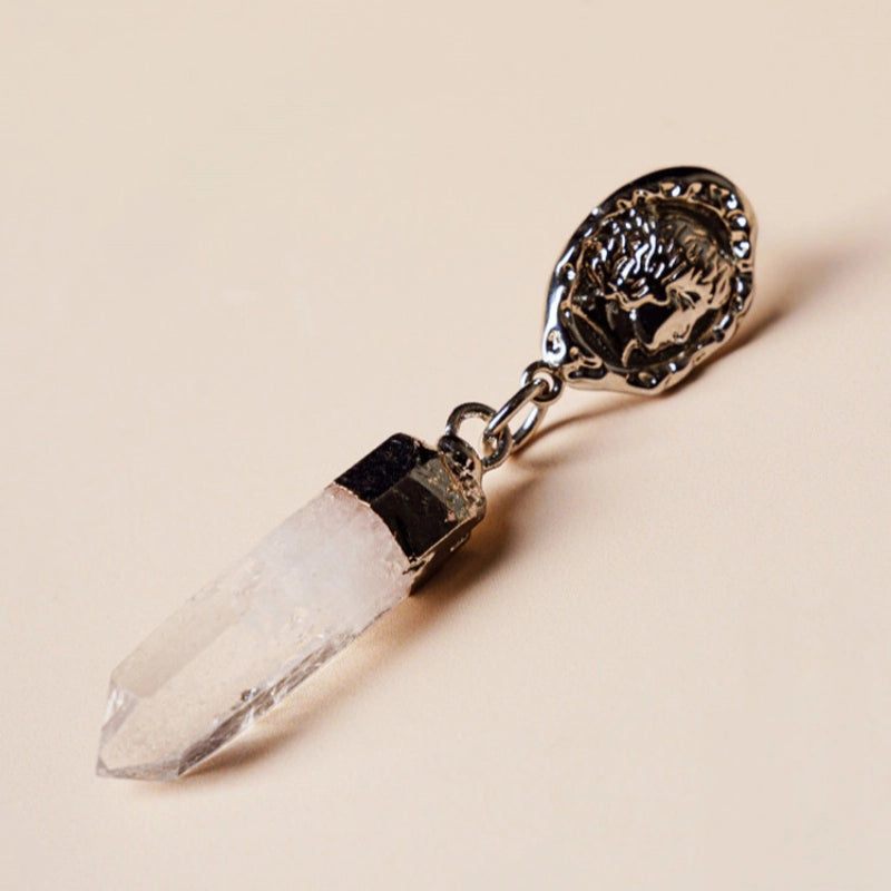 Natural Clear Quartz Earrings — Clear Quartz Purifies Your Aura