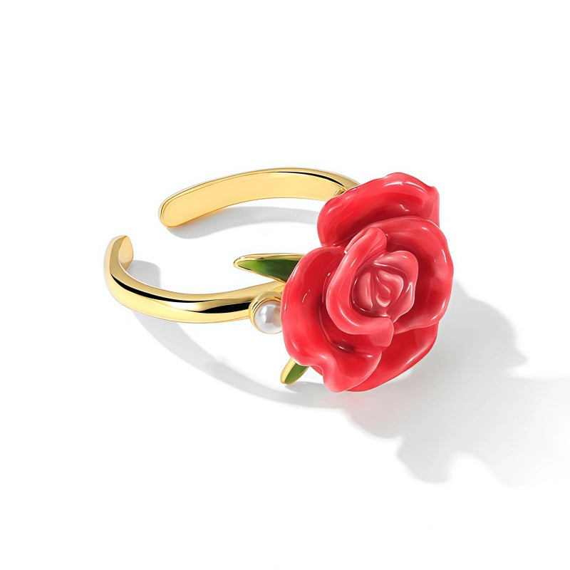 Bague Chuchotement de Nuit Rose - Bague d'Amour