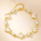 Four-Leaf Clover Bracelet，Four-Leaf Clover Clears All Bad Fortune