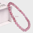 Bracelet en cristal naturel Rose Love