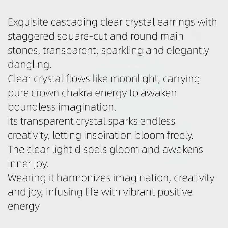 Nimbus Bliss Natural Crystal Earrings