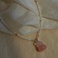 Collier à ajustement facile en quartz clair - Pureté intérieure et expression claire