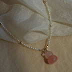 Collier à ajustement facile en quartz clair - Pureté intérieure et expression claire