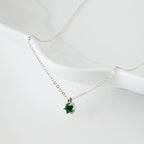 Vintage Fine 12 Birthstone Clavicle Necklace, Ideal Birthday Gift Accessory