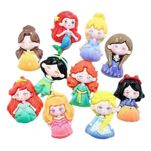 3pcs Princess mini  charm