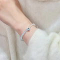 Bracelet Lucky Star en Quartz Clair et Aigue-Marine