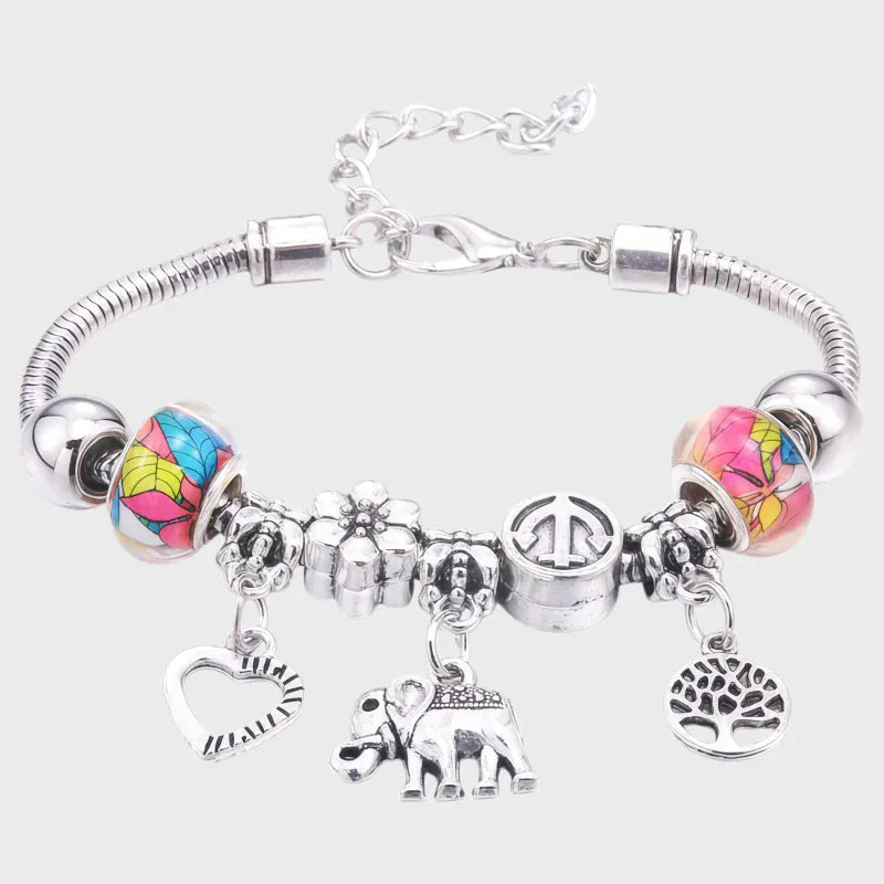 Elephant-Pandora Bracelet
