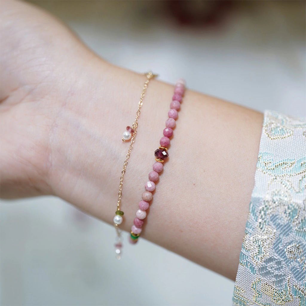 Natural Gemstones Stackable Bracelet - Balances Aura and Protection