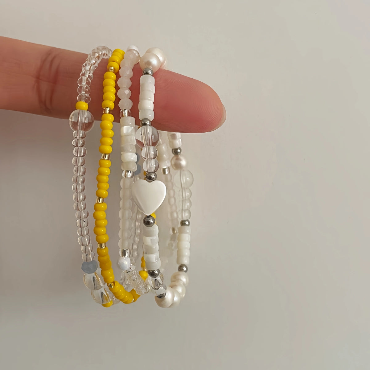 Pearl & Mother‑of‑Pearl Stackable Bracelet - Gentle Luster & Soothe Your Spirit