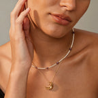 Collier Lune et Étoile Bouclier de la Vaillance