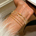 Bracelet Gourde Citrine Naturelle – Attire Richesse & Chance, Booste la Vraie Romance