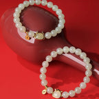 Bracelet Noble Cheval en Jade de Hetian