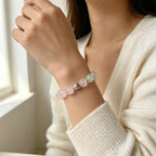 Constellation Natural Crystal Bracelet, Best Personal Gift to Friends