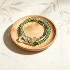 Bracelet de cinabre naturel Renouveau Lotus Rouge