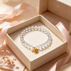 Bracelet Lotus en Cristal Clair – Protection Spirituelle et Mala Attire-Argent