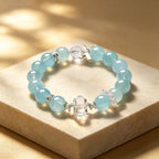Bracelet en aigue-marine naturelle Thalassa Protection