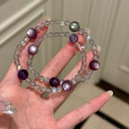 Bracelet Lune de Nuit Éternelle en Pierre de Lune Grise – Calme Émotionnel, Sagesse & Soulagement de l'Anxiété