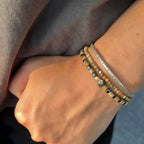 Wild‑Vibe Natural Stone Bracelet - Rootedness, Centering, Empowerment