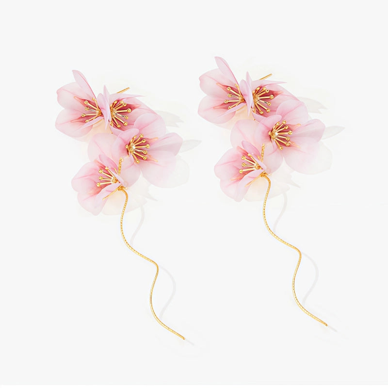 Boucles d'oreilles Souffle de Cerisier