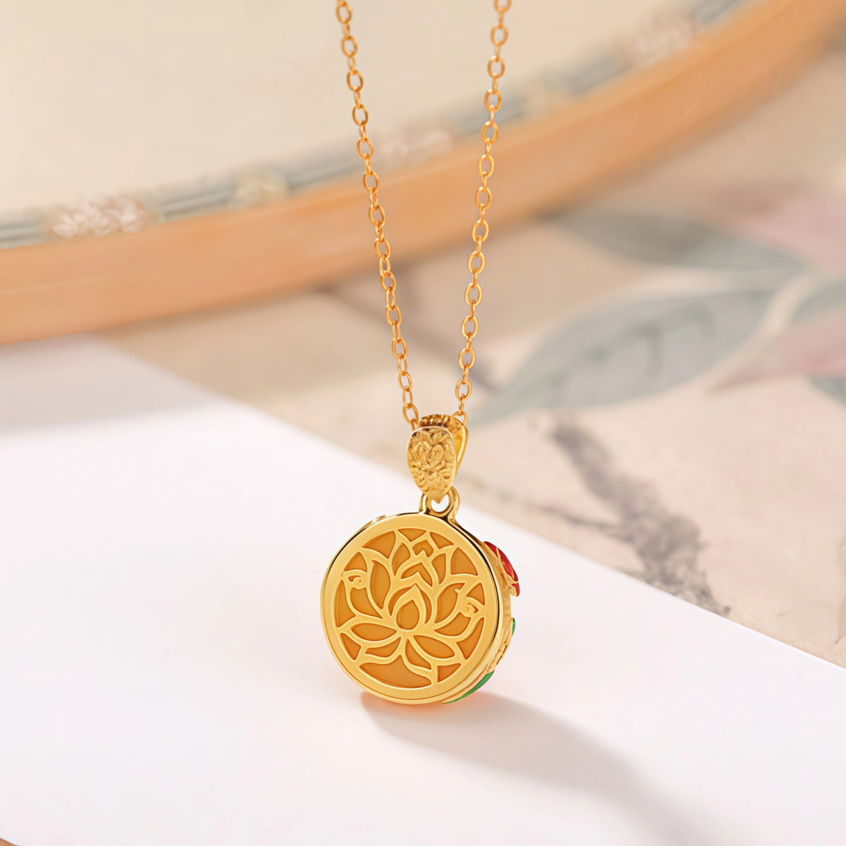 Minimalist Natural Hetian Jade Pendant Necklace - Peace & Perfection