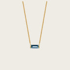 Birthstone Necklace for Women, Minimalist High-end Clavicle Chain
