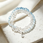 Gradient Aquamarine Bracelet – Calm Emotion, Speak Truth, Attract Luck